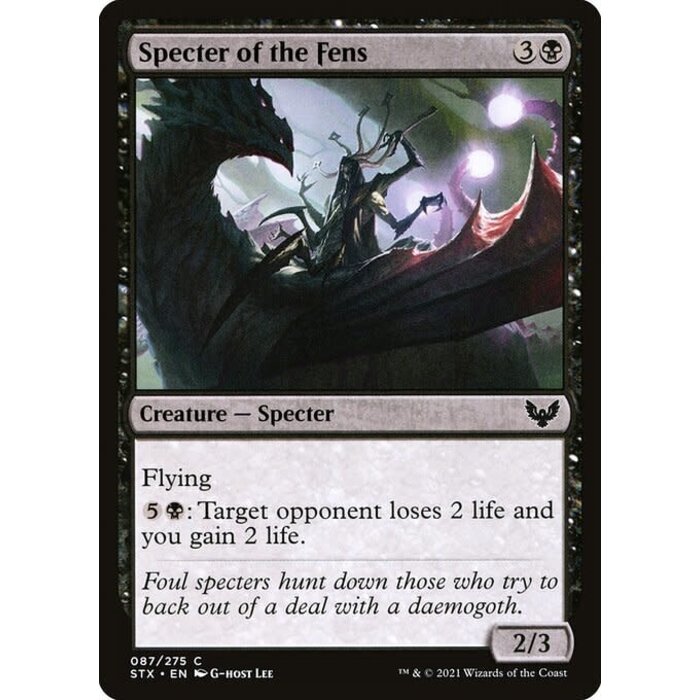 Magic: The Gathering Specter of the Fens (087) Near Mint