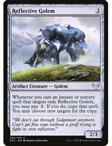 Magic: The Gathering Reflective Golem (257) Near Mint
