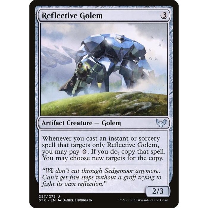Magic: The Gathering Reflective Golem (257) Near Mint