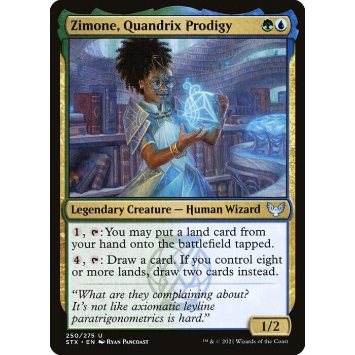 Magic: The Gathering Zimone, Quandrix Prodigy (250) Near Mint