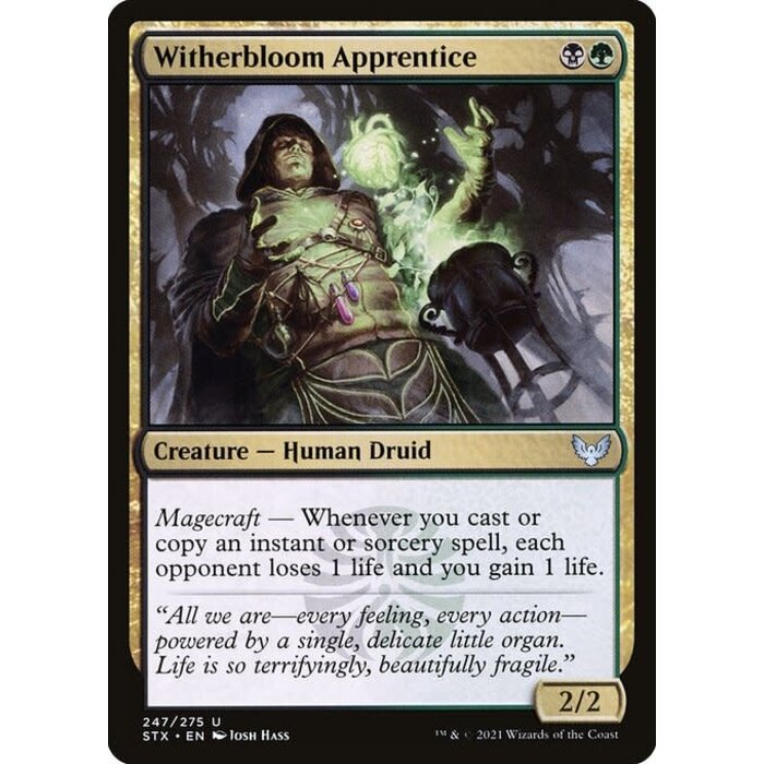 Magic: The Gathering Witherbloom Apprentice (247) Near Mint