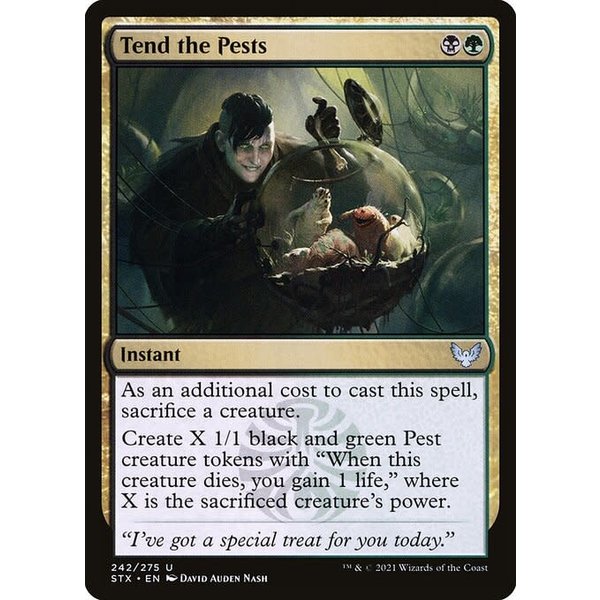 Magic: The Gathering Tend the Pests (242) Near Mint