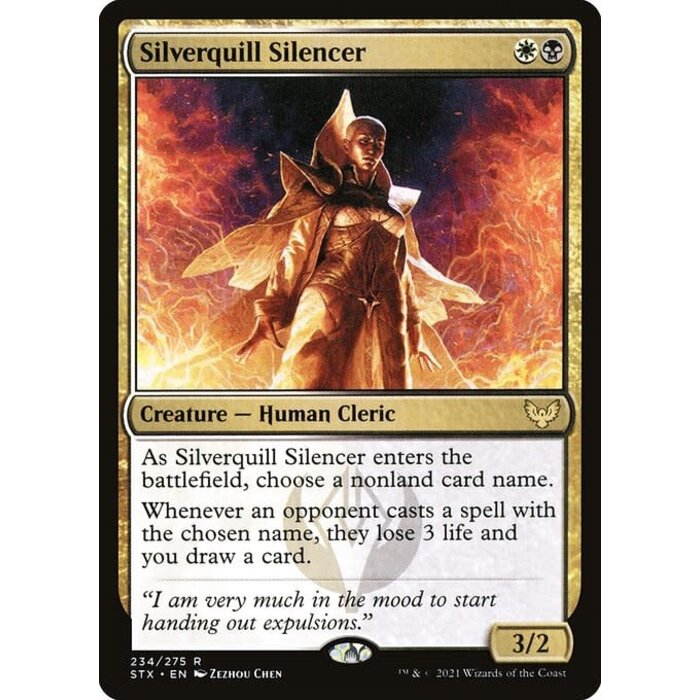 Magic: The Gathering Silverquill Silencer (234) Near Mint