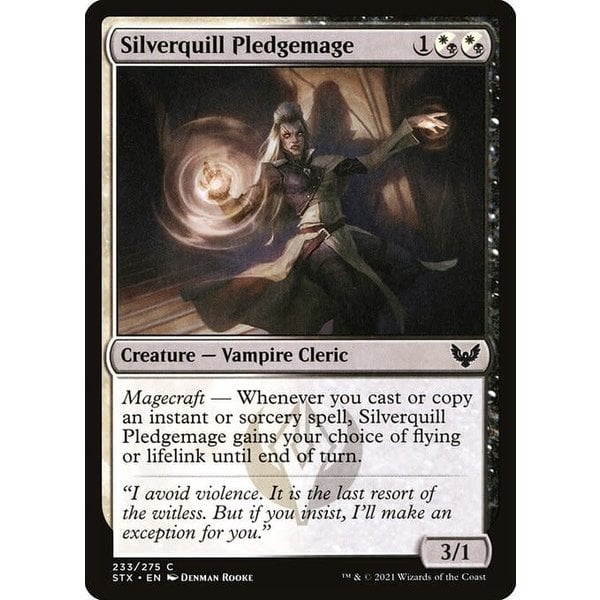 Magic: The Gathering Silverquill Pledgemage (233) Near Mint