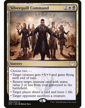 Magic: The Gathering Silverquill Command (232) Lightly Played