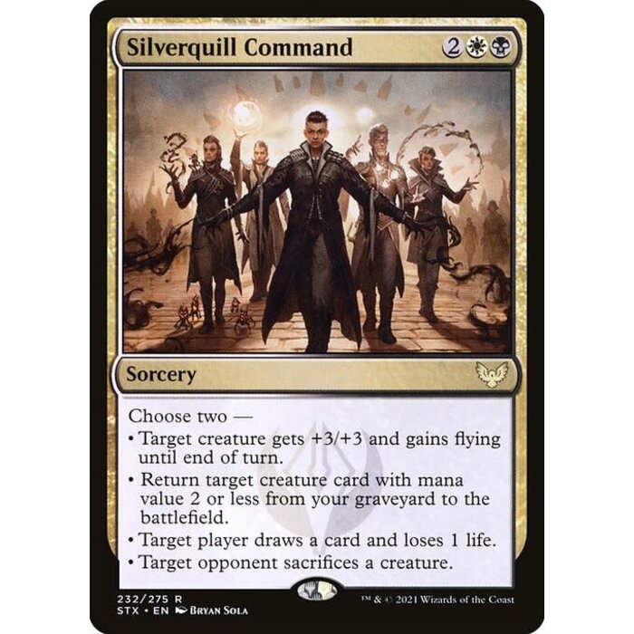 Magic: The Gathering Silverquill Command (232) Near Mint
