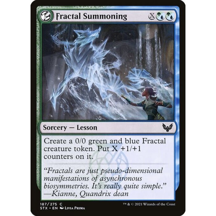 Magic: The Gathering Fractal Summoning (187) Near Mint