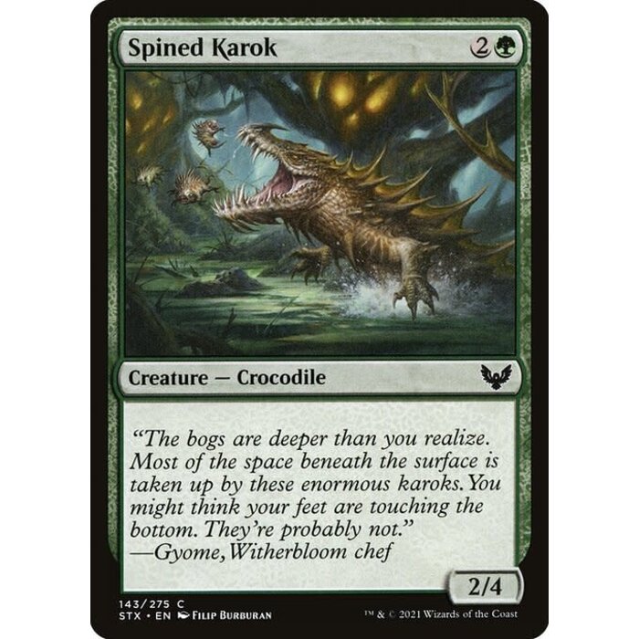 Magic: The Gathering Spined Karok (143) Near Mint