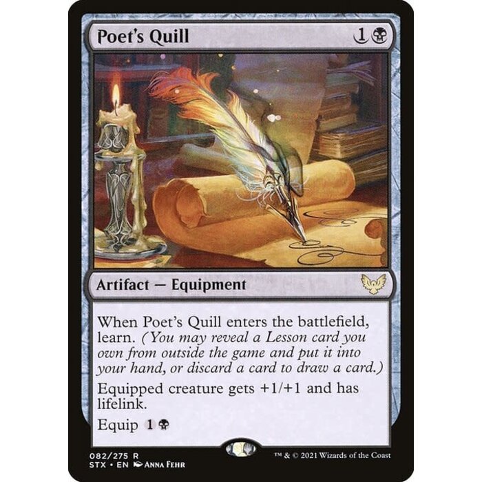 Magic: The Gathering Poet's Quill (082) Near Mint