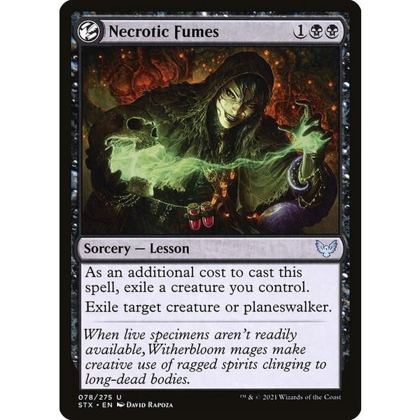 Magic: The Gathering Necrotic Fumes (078) Near Mint