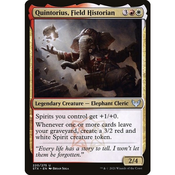 Magic: The Gathering Quintorius, Field Historian (220) Near Mint