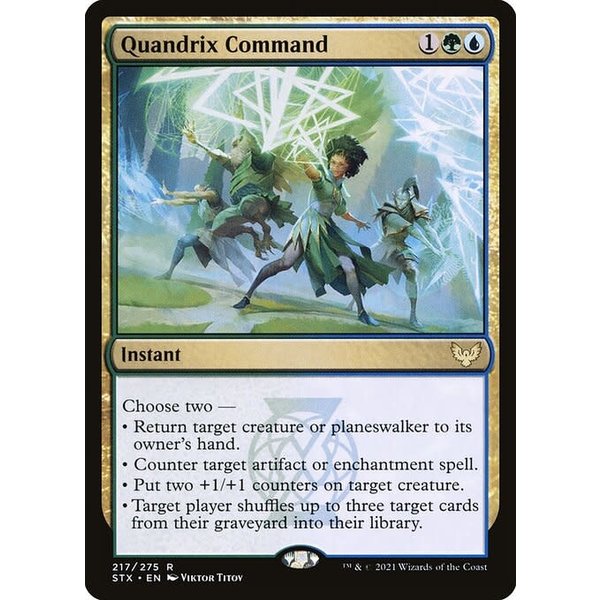 Magic: The Gathering Quandrix Command (217) Near Mint