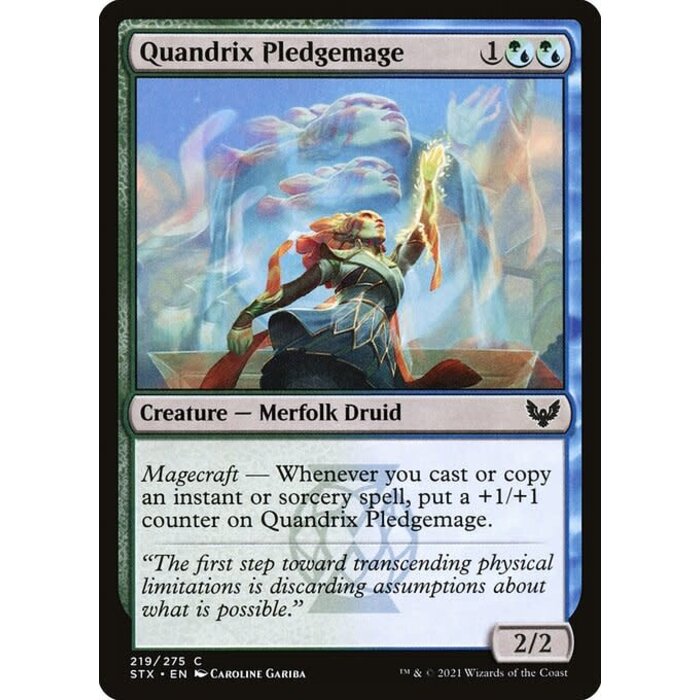 Magic: The Gathering Quandrix Pledgemage (219) Near Mint