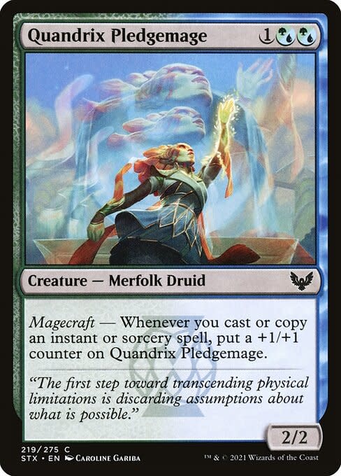 mtg quandrix cards Magic: The Gathering Strixhaven Commander Deck – Quantum (Blue-Green) : Toys & Games trample Cascade (When you cast this spell Quandrix Unlimited Precon | EDHREC