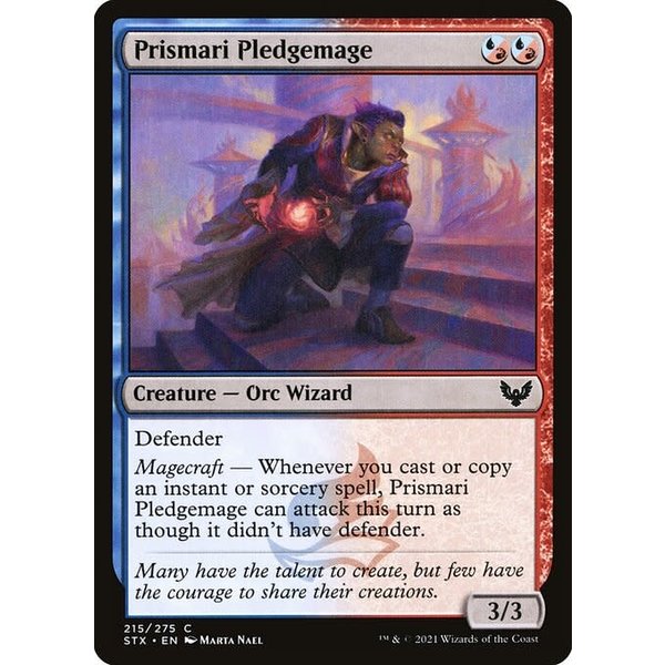 Magic: The Gathering Prismari Pledgemage (215) Near Mint
