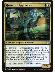 Magic: The Gathering Quandrix Apprentice (216) Near Mint