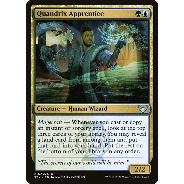 Magic: The Gathering Quandrix Apprentice (216) Near Mint