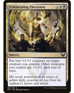 Magic: The Gathering Exhilarating Elocution (185) Near Mint