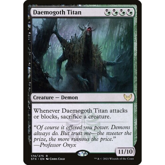 Magic: The Gathering Daemogoth Titan (174) Lightly Played