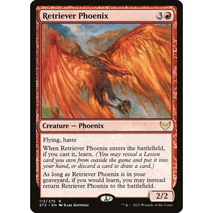 Magic: The Gathering Retriever Phoenix (113) Lightly Played