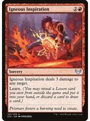 Magic: The Gathering Igneous Inspiration (107) Near Mint