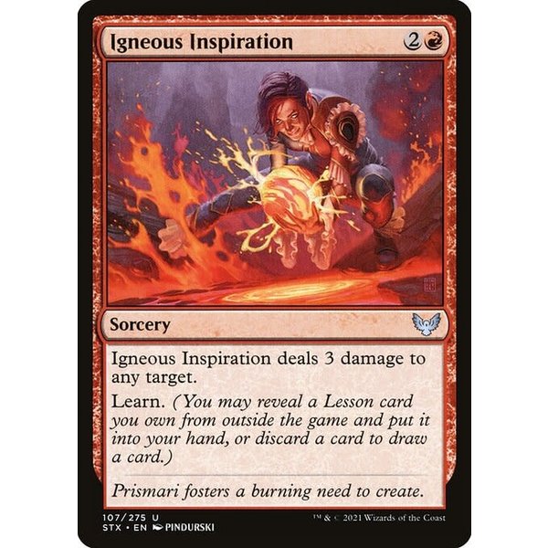 Magic: The Gathering Igneous Inspiration (107) Near Mint