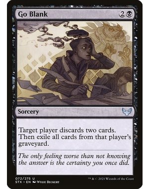 Magic: The Gathering Go Blank (072) Lightly Played