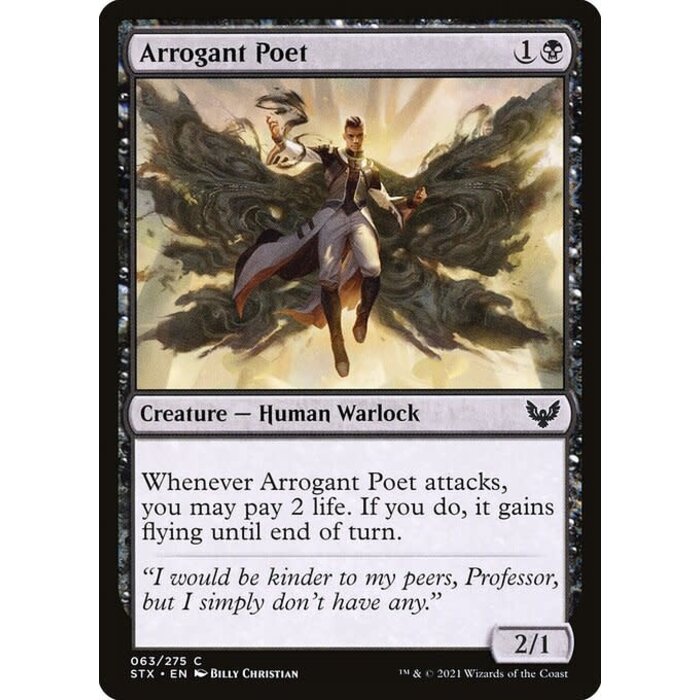 Magic: The Gathering Arrogant Poet (063) Near Mint