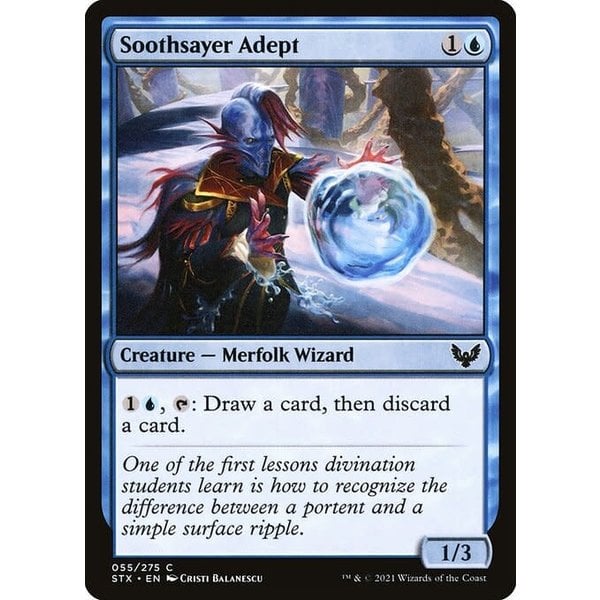 Magic: The Gathering Soothsayer Adept (055) Near Mint