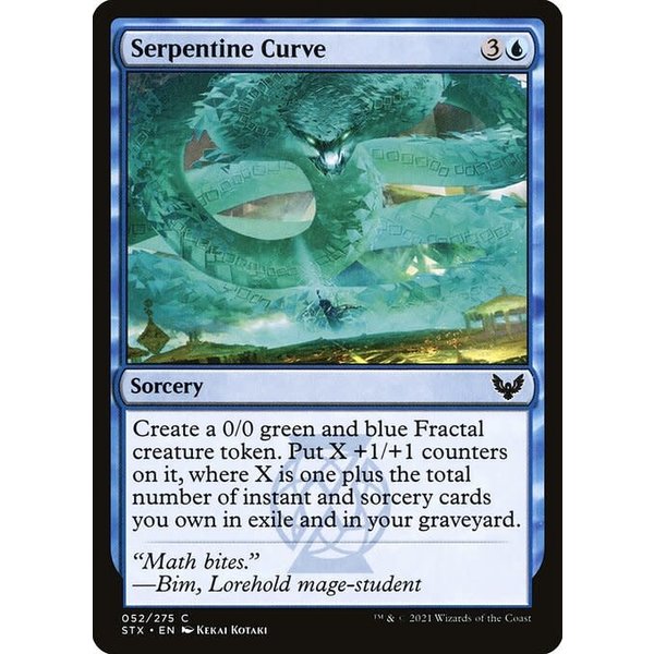 Magic: The Gathering Serpentine Curve (052) Near Mint