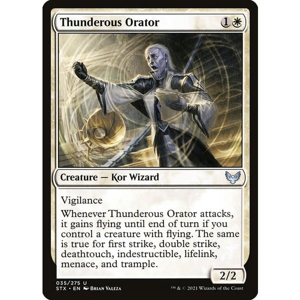 Magic: The Gathering Thunderous Orator (035) Near Mint