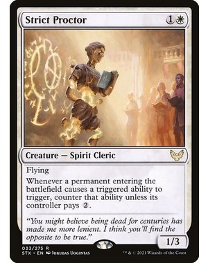 Magic: The Gathering Strict Proctor (033) Lightly Played