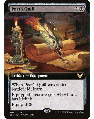 Magic: The Gathering Poet's Quill (Extended Art) (305) Near Mint