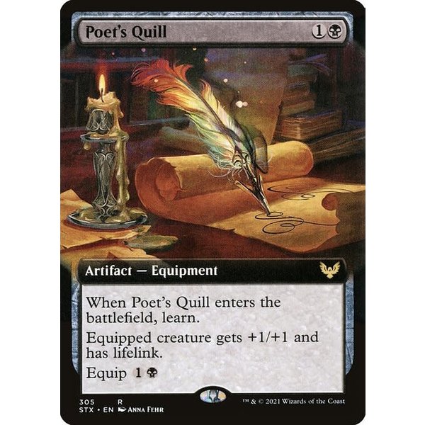 Magic: The Gathering Poet's Quill (Extended Art) (305) Near Mint