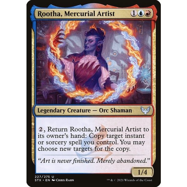 Magic: The Gathering Rootha, Mercurial Artist (227) Near Mint