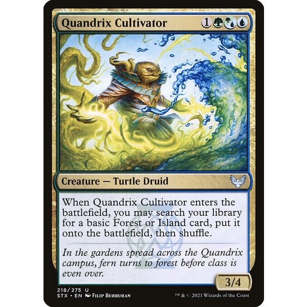 Magic: The Gathering Quandrix Cultivator (218) Near Mint
