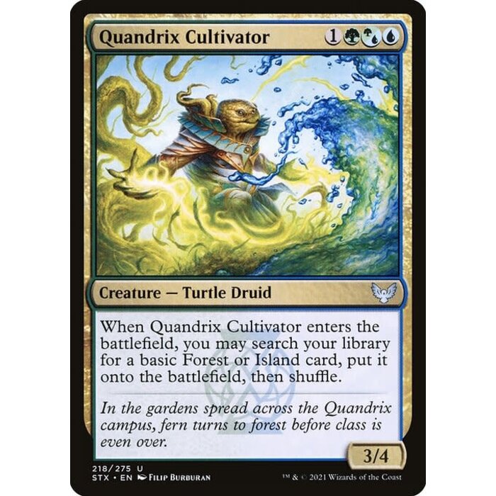 Magic: The Gathering Quandrix Cultivator (218) Near Mint