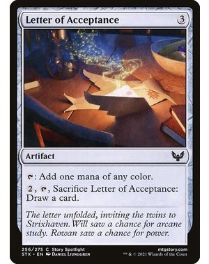 Magic: The Gathering Letter of Acceptance (256) Near Mint
