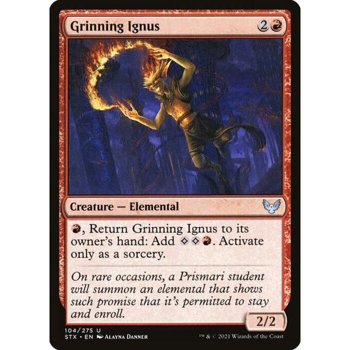 Magic: The Gathering Grinning Ignus (104) Near Mint