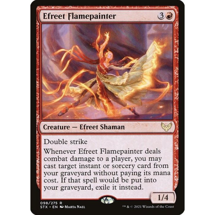 Magic: The Gathering Efreet Flamepainter (098) Near Mint