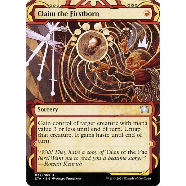 Magic: The Gathering Claim the Firstborn (037) Near Mint Foil - Japanese