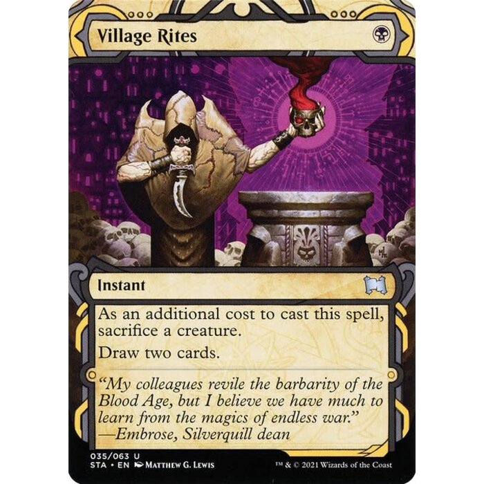 Magic: The Gathering Village Rites (035) Near Mint