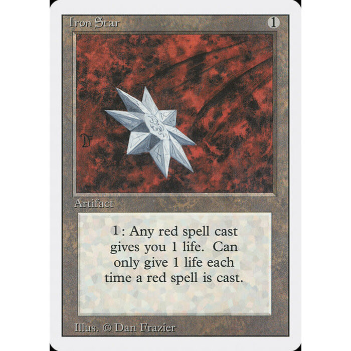 Magic: The Gathering Iron Star (252) Moderately Played