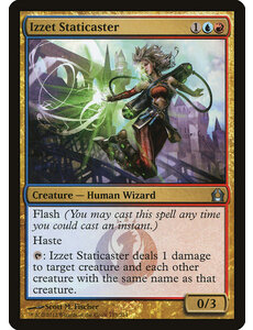 Magic: The Gathering Izzet Staticaster (173) Moderately Played