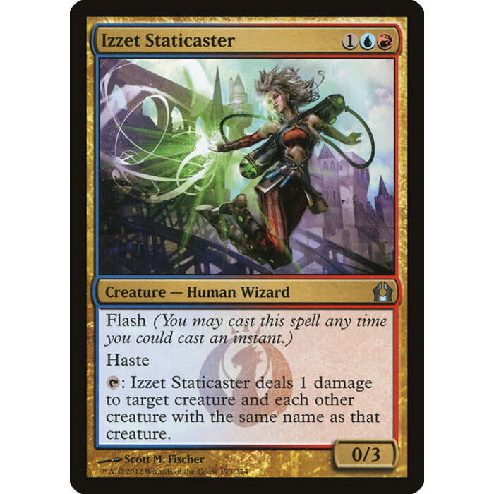 Magic: The Gathering Izzet Staticaster (173) Moderately Played