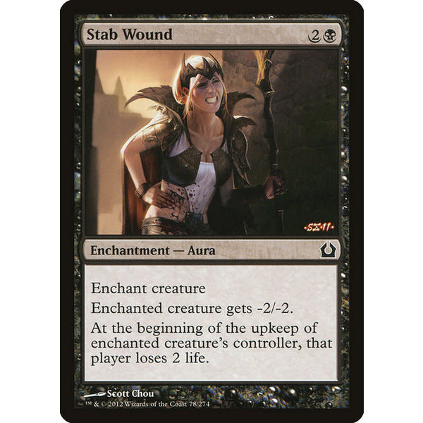 Magic: The Gathering Stab Wound (078) Lightly Played