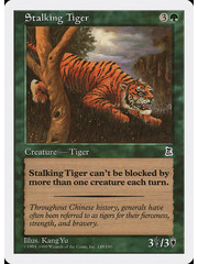 Magic: The Gathering Stalking Tiger (149) Near Mint