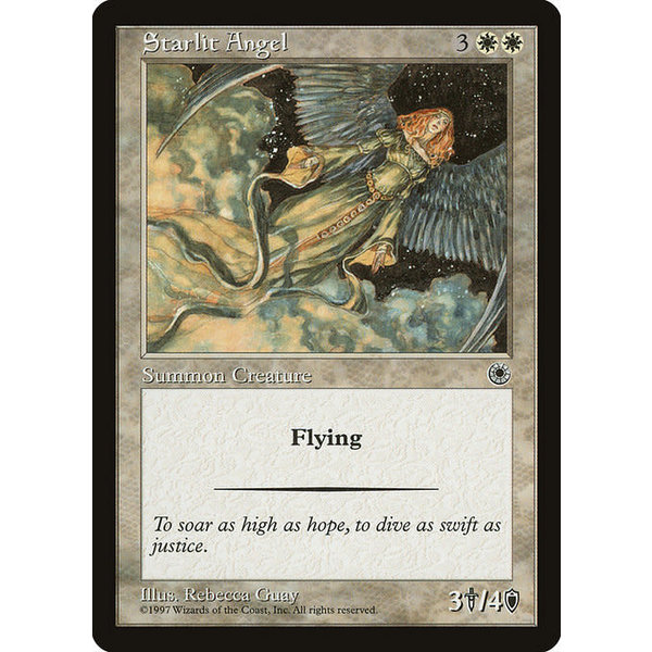 Magic: The Gathering Starlit Angel (030) Lightly Played