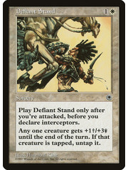 Magic: The Gathering Defiant Stand (012) Lightly Played