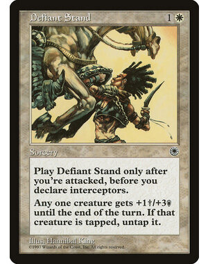 Magic: The Gathering Defiant Stand (012) Lightly Played